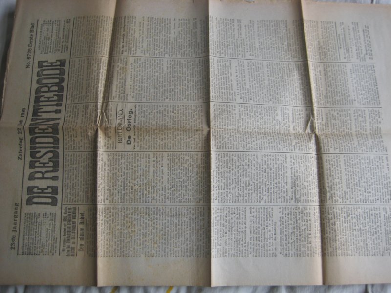 Oorlogskrant - De Residentiebode