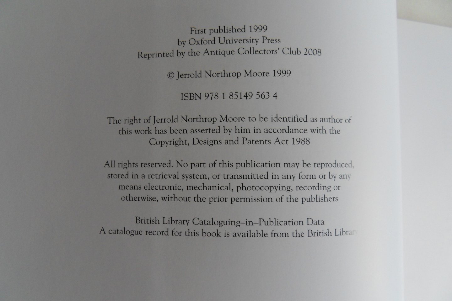 Moore, Jerrold Northrop. - F.L. Griggs (1876-1938). - The Architecture of Dreams. + Catalogue of the Centenary Exhibition.