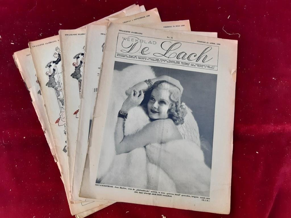 REDACTIE - weekblad de Lach  foto, humor, lectuur  weekblad jaar 1928