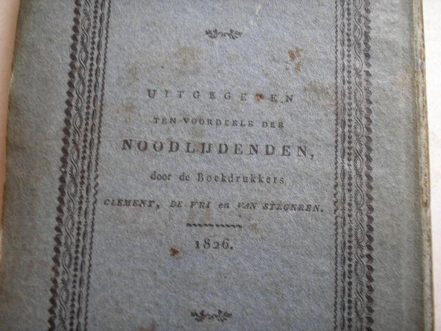 Ter Pelkwijk, J. - Beschrijving van Overijssels Watersnood in febuari 1825