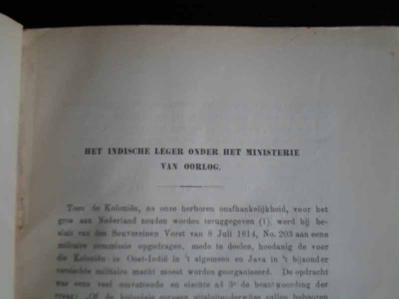 Schmidt, B.T.C.F.  redactie - Indisch Militair Tijdschrift, maandelijkse uitgave van de Indische Krijgskundige Vereeniging