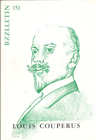 Cartens, Daan , Johan Diepstraten en Phil Muysson - Bzzlletin nr. 151. Louis Couperus nummer