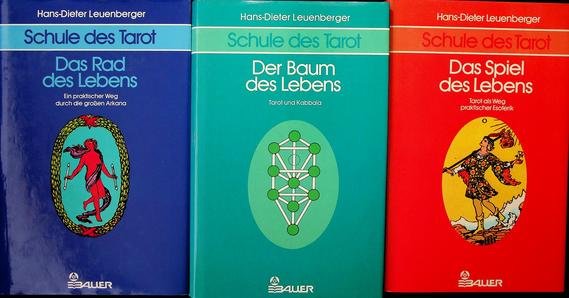 Leuenberger, Hans-Dieter - Schule des Tarot. Teil I - III. Band 1: Das Rad des Lebens. Band 2: Der Baum des Lebens. Band 3: Das Spiel des Lebens