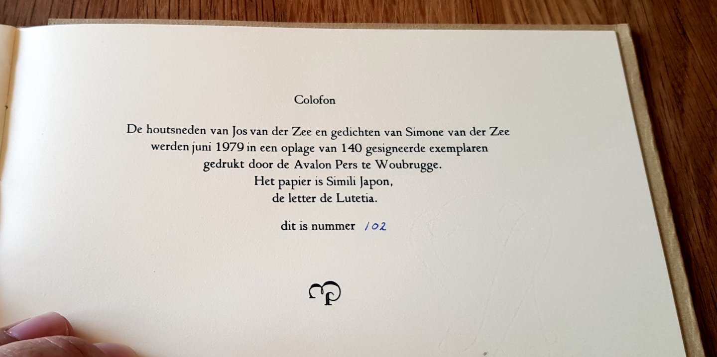 Zee, Simone van der - Stadje