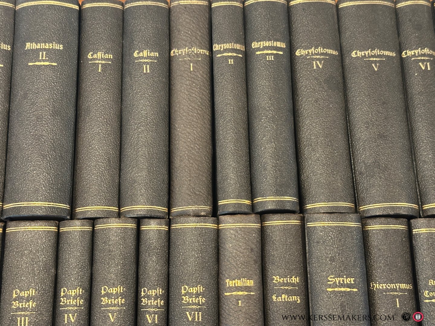 Gallhofer, Valentin / Widén, M. M. / Reichmann, J. / Möhler, J. (Hrsg.). - Bibliothek der Kirchenväter. Auswahl der vorzüglichsten patristischen Werke in deutscher Übersetzung. [63 volumes of the series].