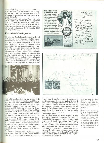 Robinson, Anthony .. met heel veel zwart wit en kleuren foto's - Beroemde Luchtvaart Pioniers .. De geschiedenis van de Luchtvaart