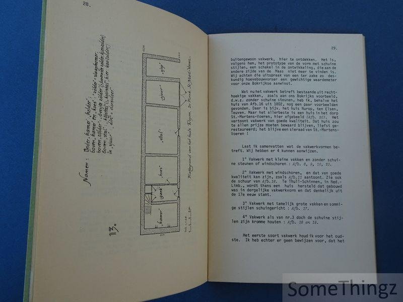 J. Weyns en J. Nijssen. - Het boerenhuis uit de Voerstreek in het Vlaamse Openluchtmuseum Bokrijk. [Met opdracht van Weyns.]