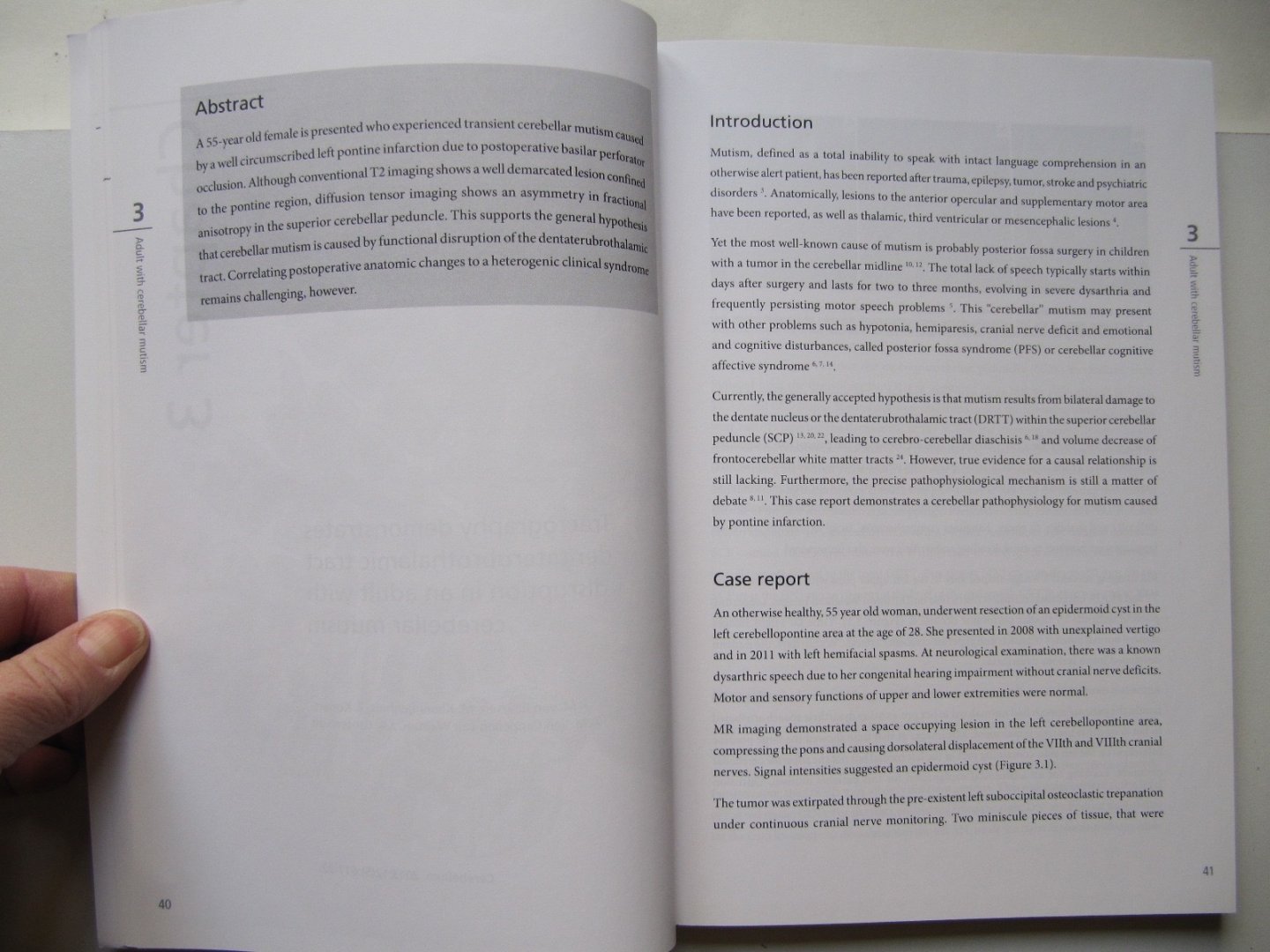 K.M. van Baarsen - The anatomical substrate of cerebellar mutism - Back to basics