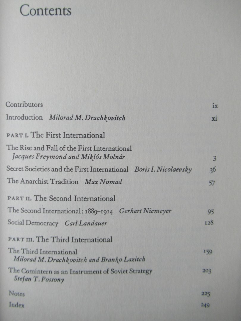 Drachkovitch, M.M. - The Revolutionary Internationals 1864 1943