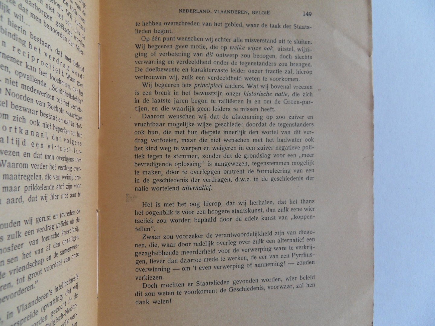 Gerretson, dr. C. - Nederland, Vlaanderen, België. - Memories en Vertoogen.