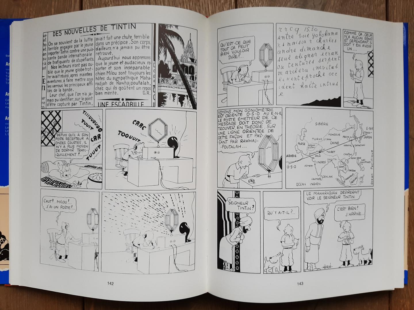 Hergé - Archives Hergé. Tome 3. Versions originales des albums Tintin. Les Cigares du Pharaon (1932), Le Lotus blue (1934), L'Oreille cassée (1935)