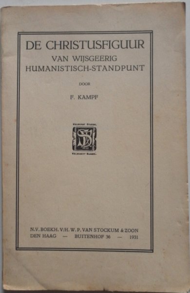 Kampf F - De Christusfiguur van wijsgeerig humanistisch standpunt
