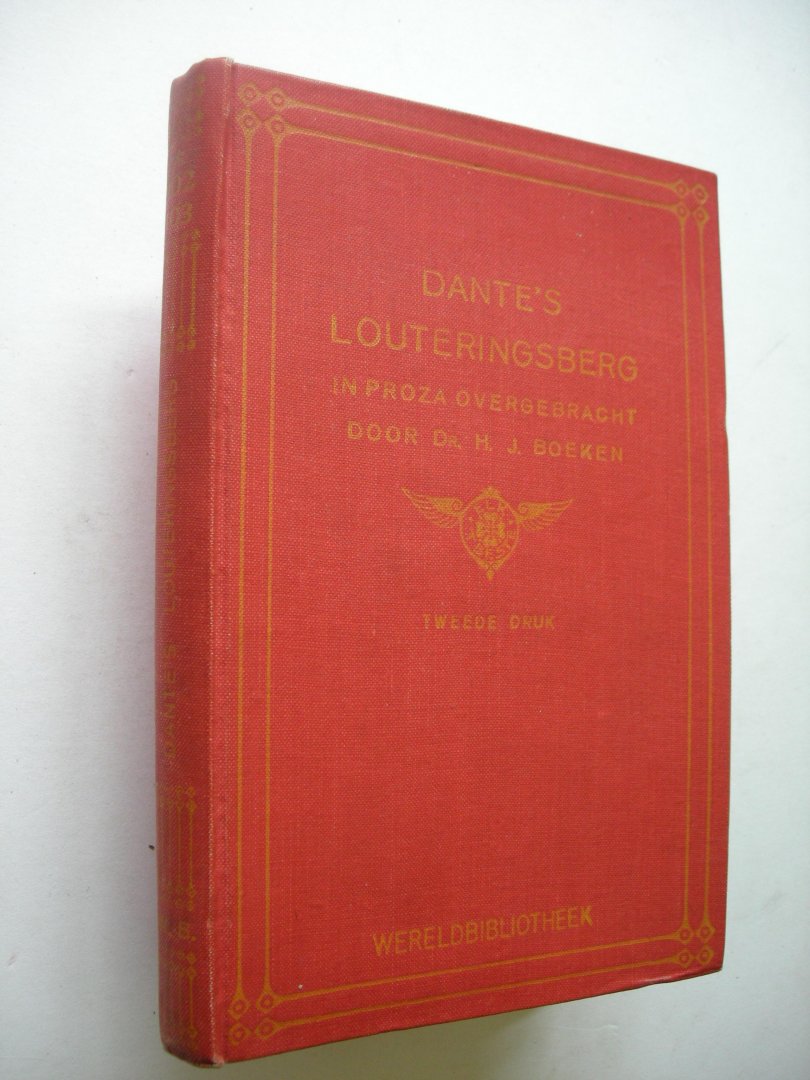 Boeken, Dr. H.J. - Dante's Louteringsberg in proza overgebracht