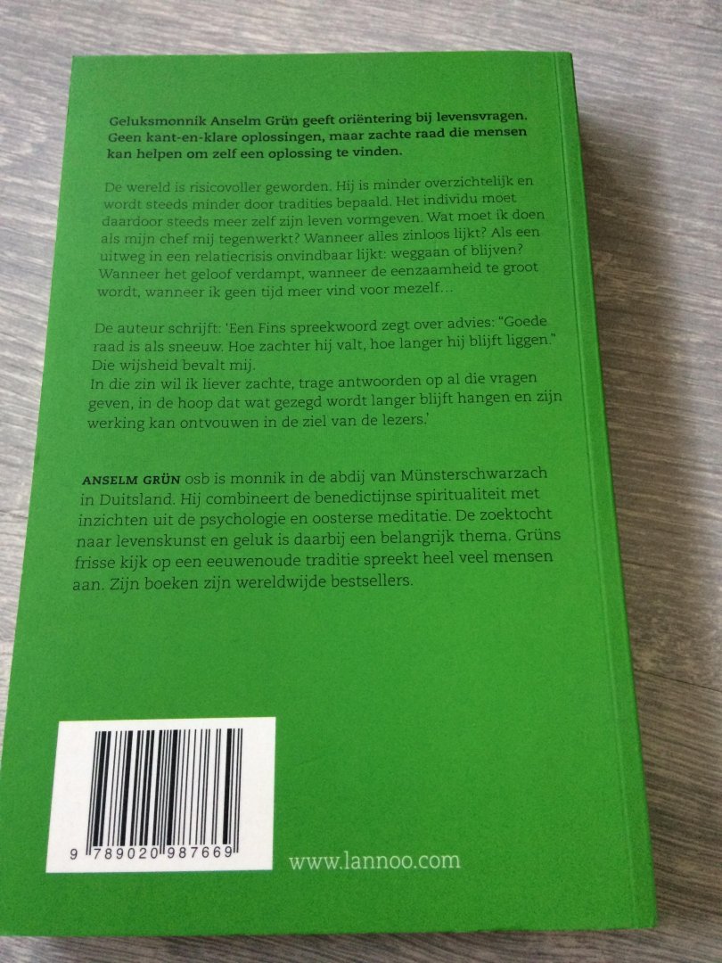 Grün, Anselm - Hoe moet ik nu verder / antwoorden op de vragen van het leven