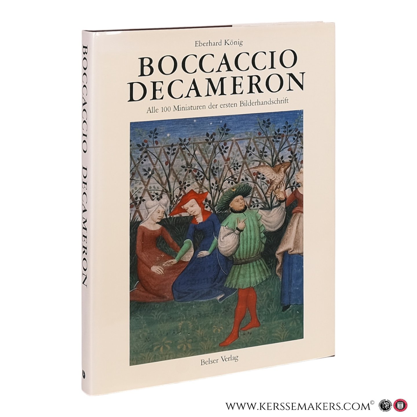 König, Eberhard. - Boccaccio Decameron: Alle 100 Miniaturen der ersten Bilderhandschrift.