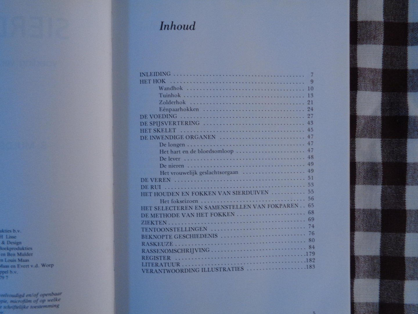 Mulder - Sierduiven / druk 1