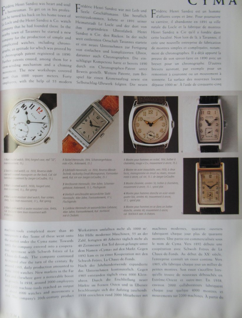 Pfeiffer Belli, Christian - Wristwatches