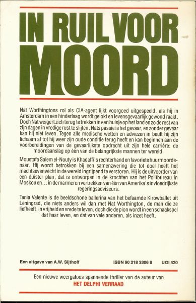 Perdue, Lewis .. Vertaling Margreet Jongerius - In ruil voor moord