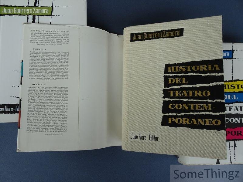 Juan Guerrero Zamora. - Historia del teatro contemporaneo. Vol. I, II, III.