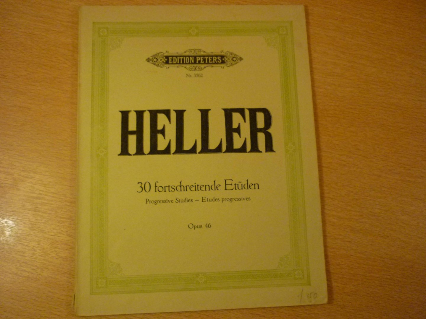 Heller; Stephen - 30 fortschreitende Etuden - Opus 46 (Adolf Ruthardt)
