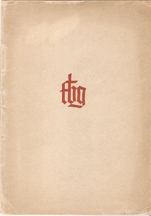Sondheim, Moriz - Das Titelblatt - Ansprache bei Eröffnung der 5. Ausstellung der Franfurter Bibliophilen-Gesellschaft im Kunstgewerbe-Museum in Frankfurt am Main den 20. Februar 1927