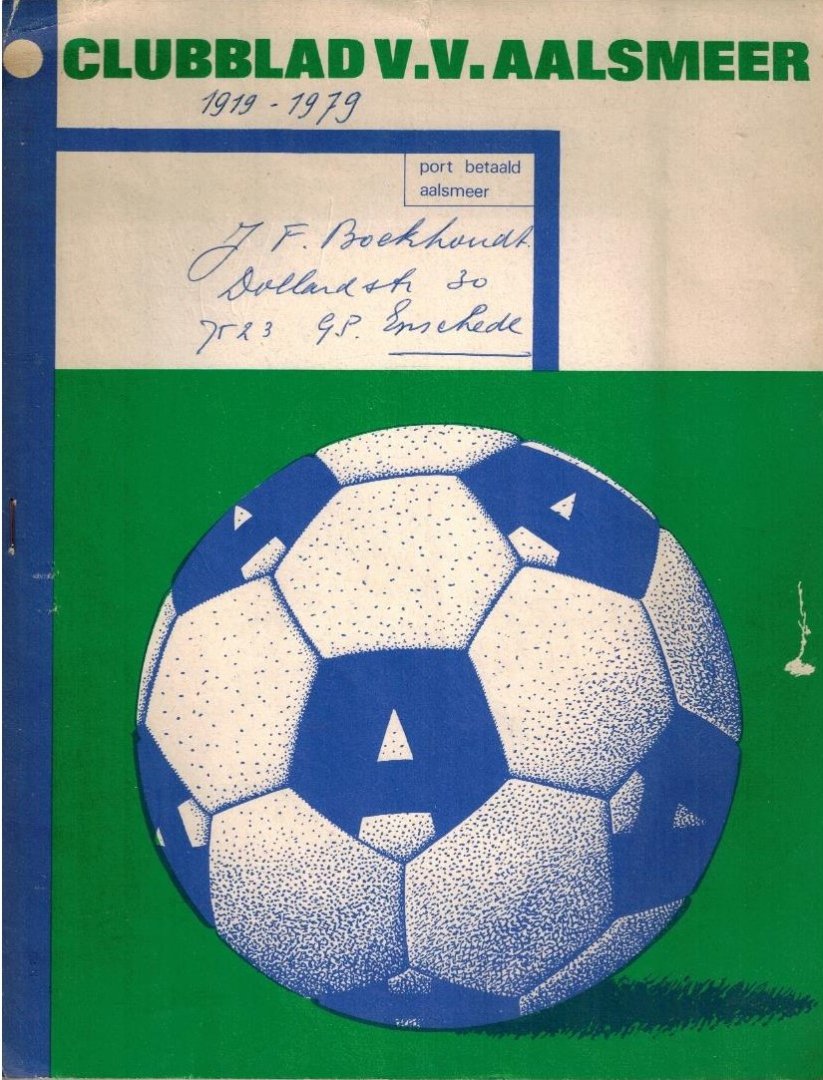 Halsema, Piet - 60 jaar V.V. Aalsmeer 1919-1979