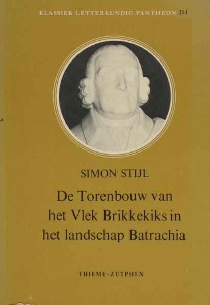 Stijl, Simon. - De Torenbouw van het vlek Brikkekiks in het landschap Batrachia.