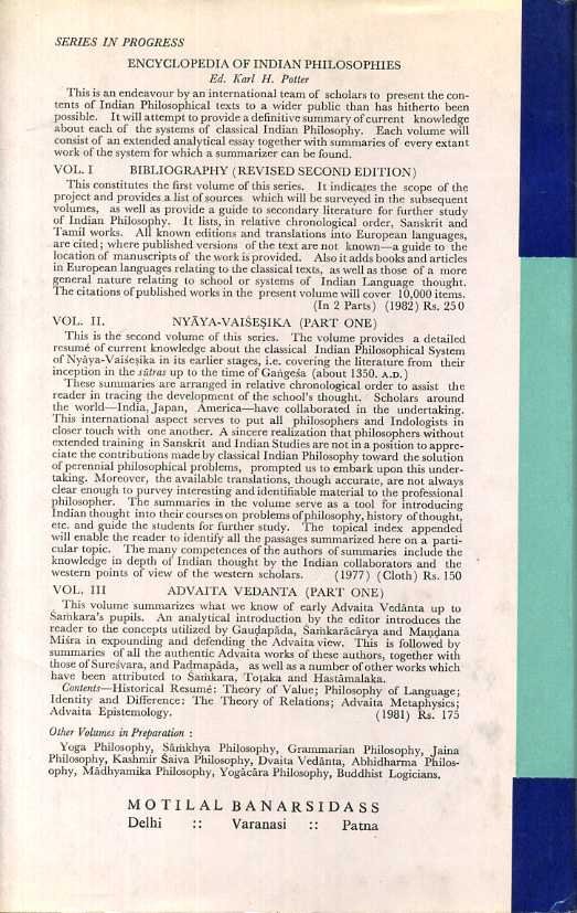 Pappu, Rama Rao S. S. & R. Puligandla - Indian Philosophy: Past and Future.