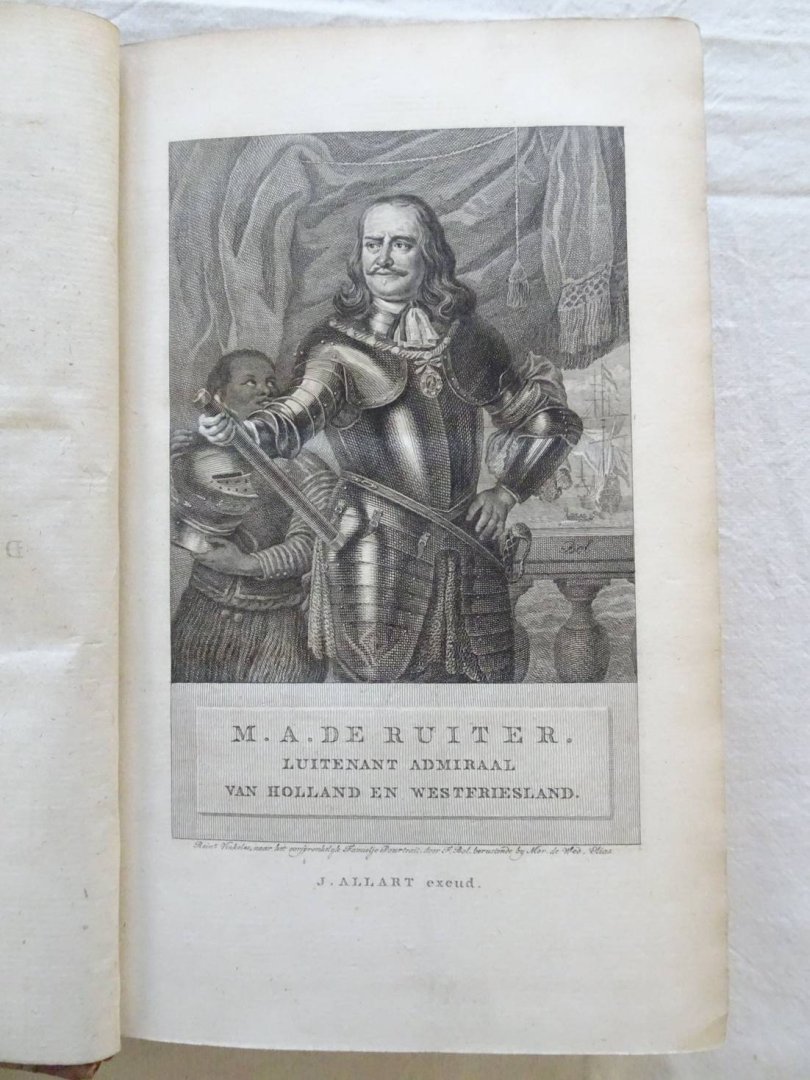 Brandt, Gerard. - Het leven en bedryf van den Heere Michiel de Ruiter, hertog, ridder, & c., lieutenant admiraal van Hollandt en West-Vrieslandt. Op nieuw uitgegeeven door E.M. Engelberts. Eerste deel.