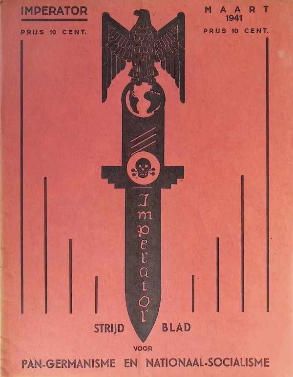  - Imperator  Pan-germanistisch maandblad in de Nederlanden 4e jaargang n° 3 .  maart lentemaand 1941