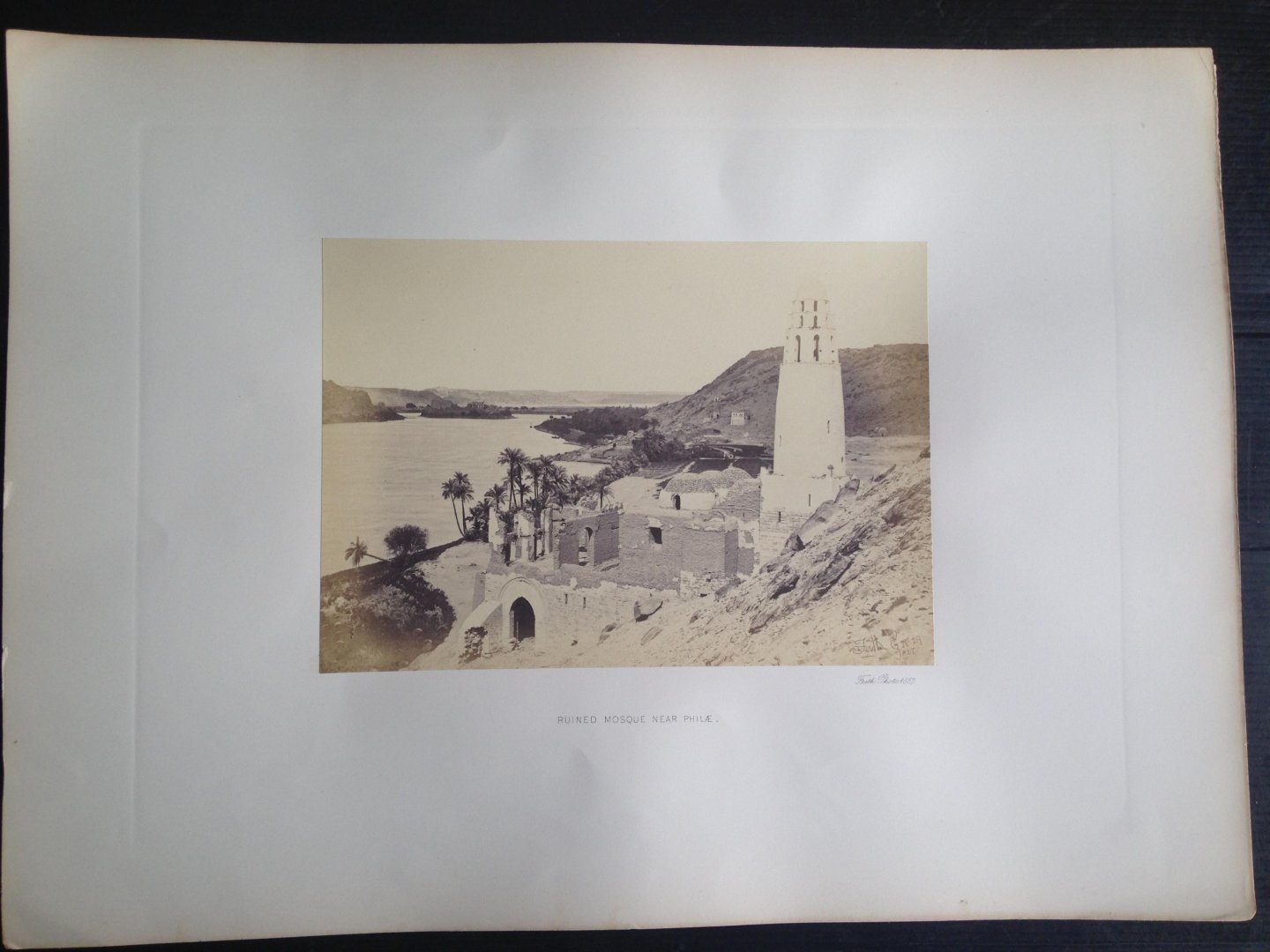 Frith, Francis - Ruined Mosque near Philae, Series Egypt and Palestine