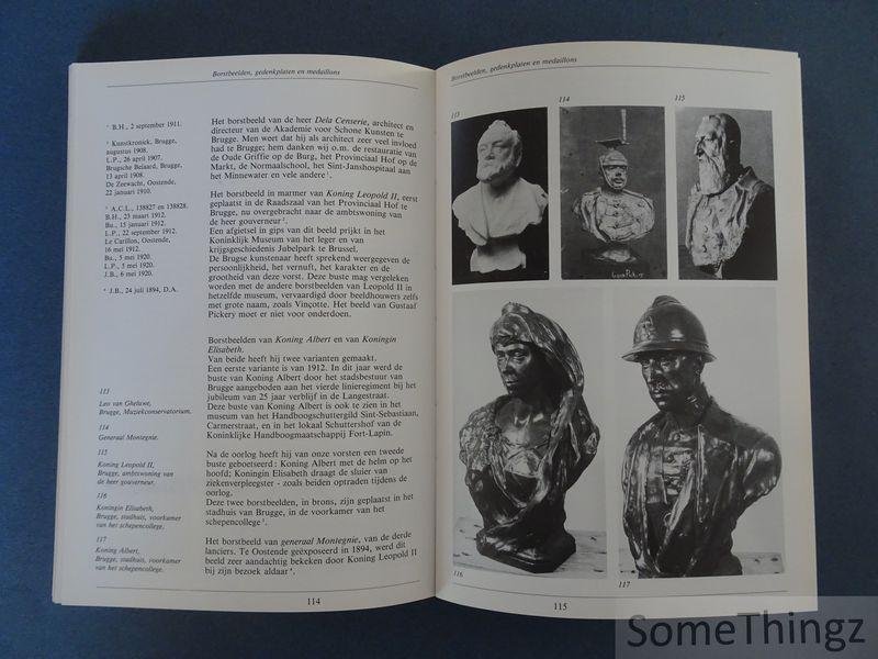 Pickery, Karel. - Hendrik en Gustaaf Pickery : Brugse beeldhouwers. [Met opdracht van de auteur.]
