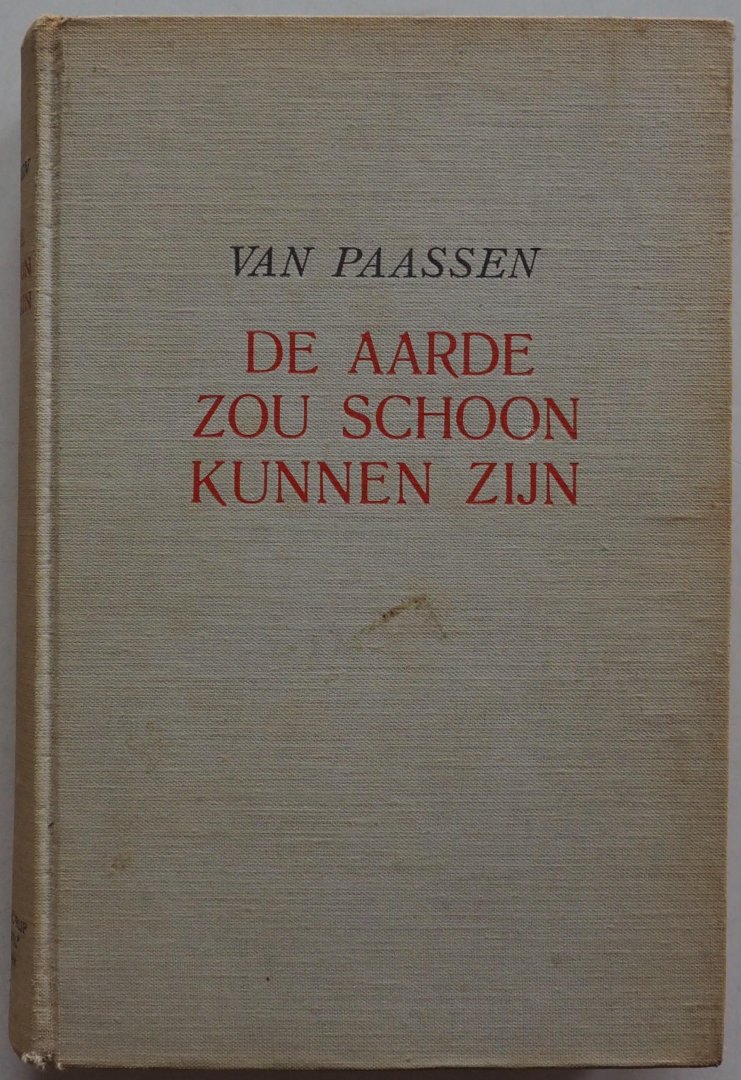 Paassen Pierre van, vert. Visser M A C - De Aarde zou schoon kunnen zijn