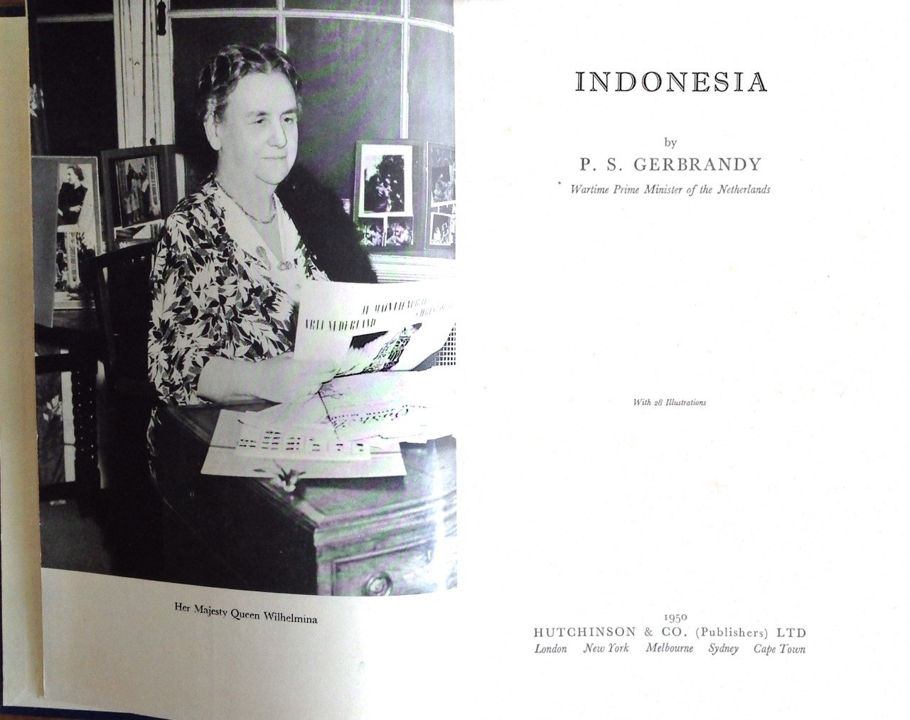 P.S. Gerbrandy - Indonesia