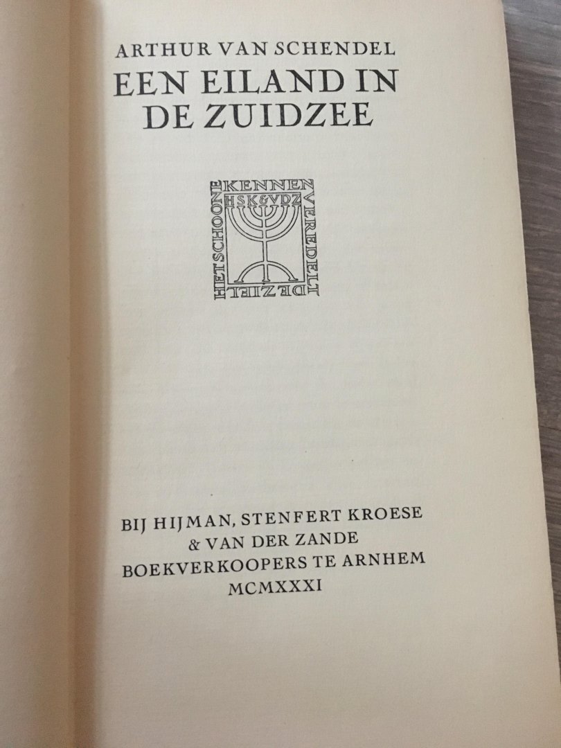 Arthur van Schendel - Een eiland in de zuidzee