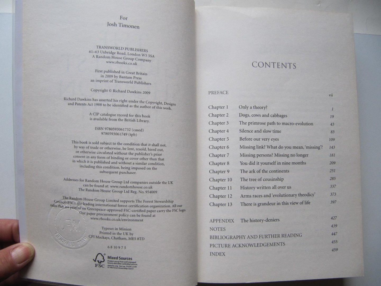 Richard Dawkins - The greatest show on earth / the evidence for evolutiion