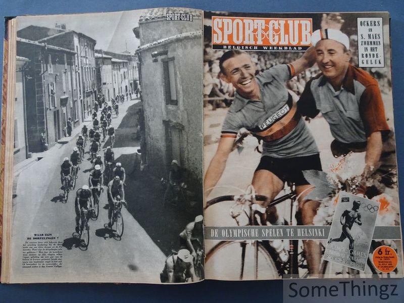 G. Defosse en J. Stockmans (red. en Mand.-Beheerders). - Sportclub: Belgisch weekblad. / Sport & Club: Belgisch weekblad. [Bundeling van 35 opeenvolgende nummers uit 1952, 6e jaargang, juni-decemeber)