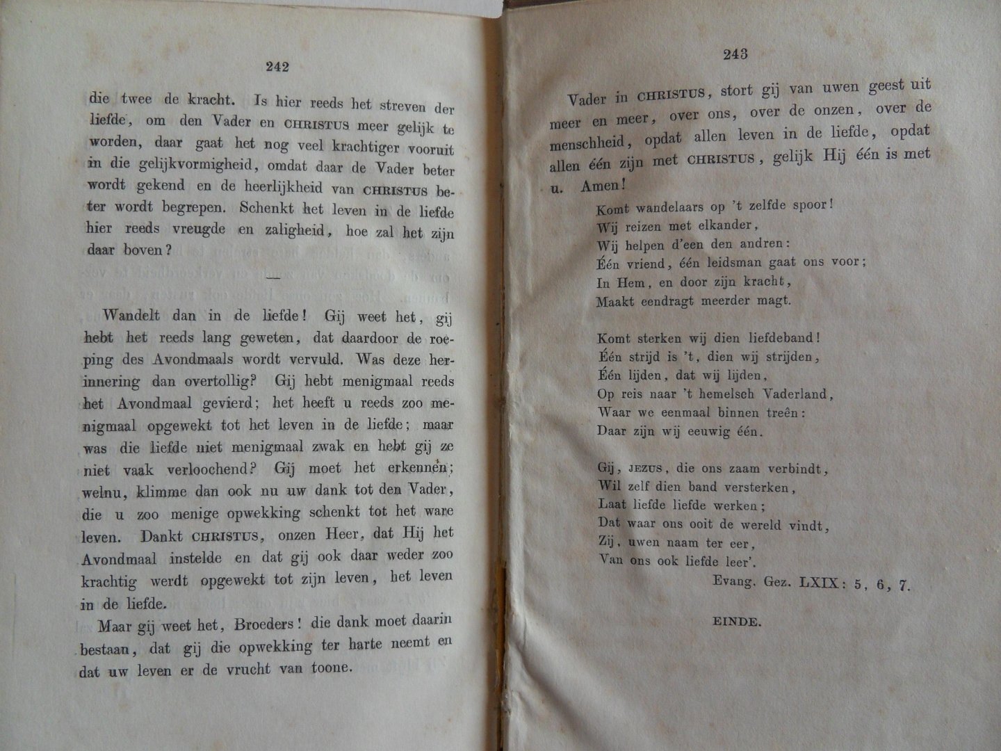 Berkum, H. van. - Avondmaalsroeping en Avondmaalszegen.