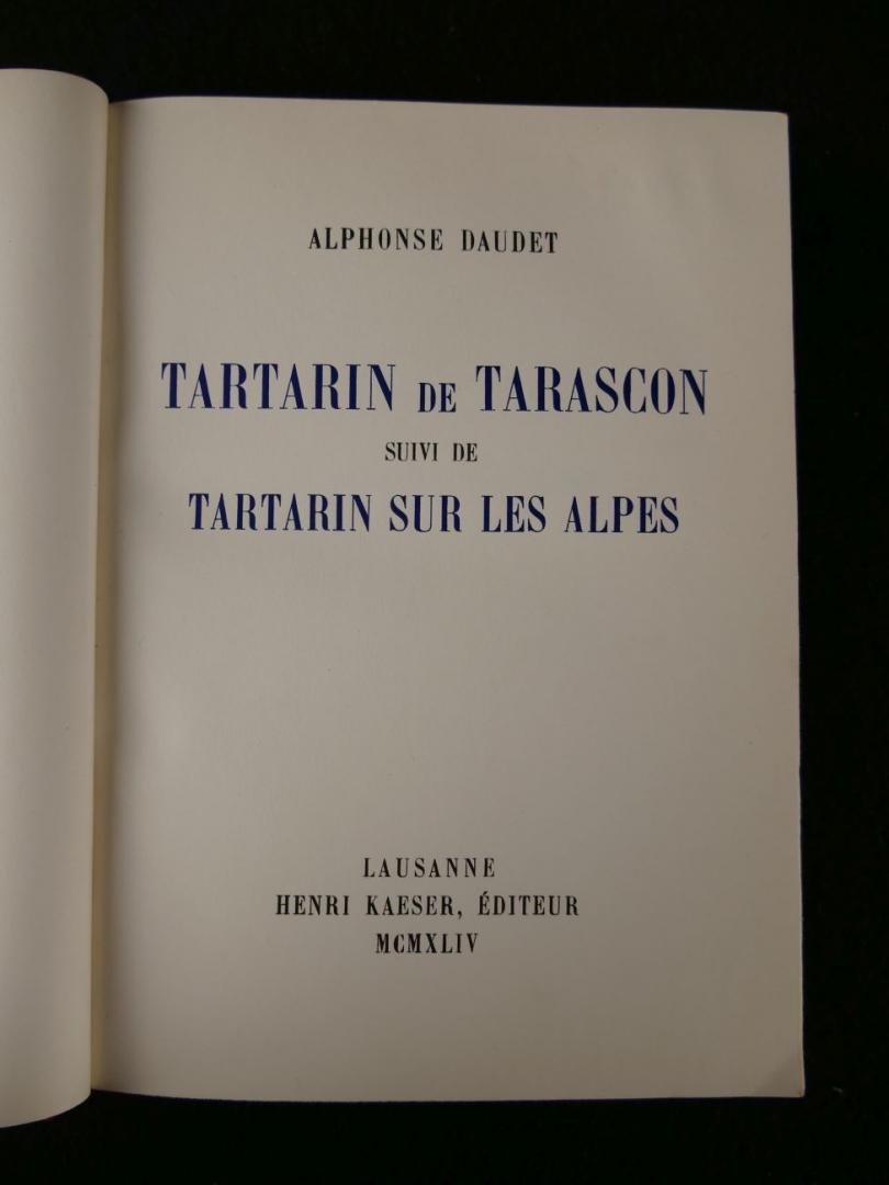 Daudet, Alphonse - Tartarin de Tarascon suivi de Tartarin sur Les Alpes (4 foto's)