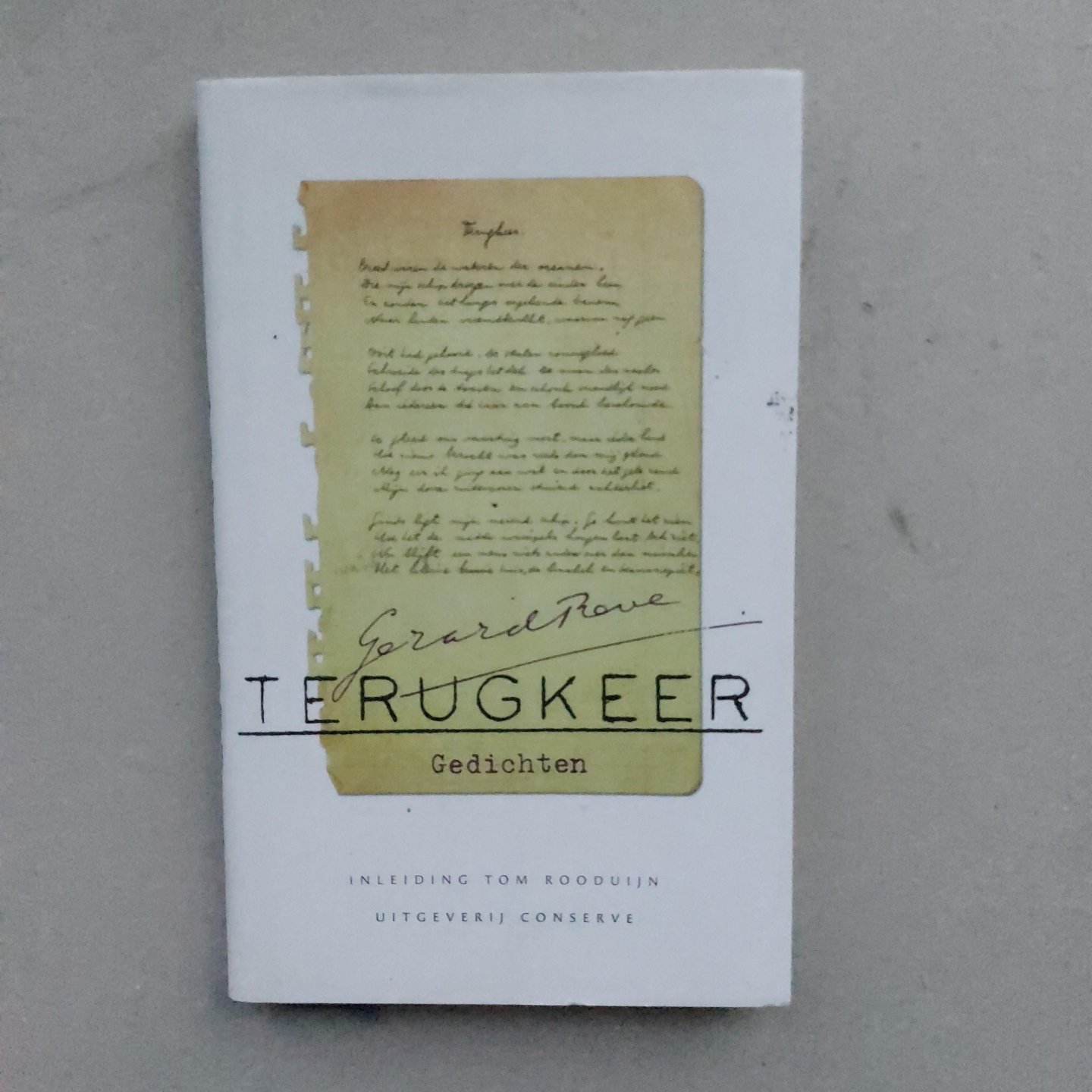 Reve , Gerard - Terugkeer