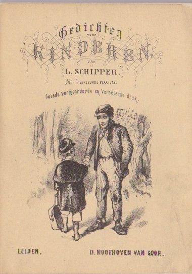 Schipper, L. - Gedichten voor kinderen. Met 4 gekleurde plaatjes.