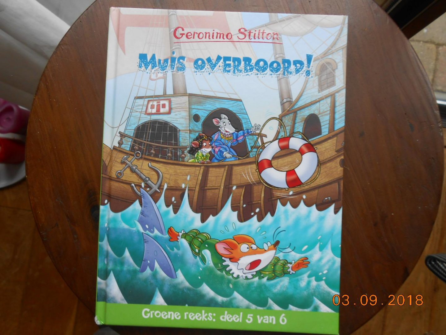 Stilton, Geronimo - Muis overboord! (groene reeks 5)