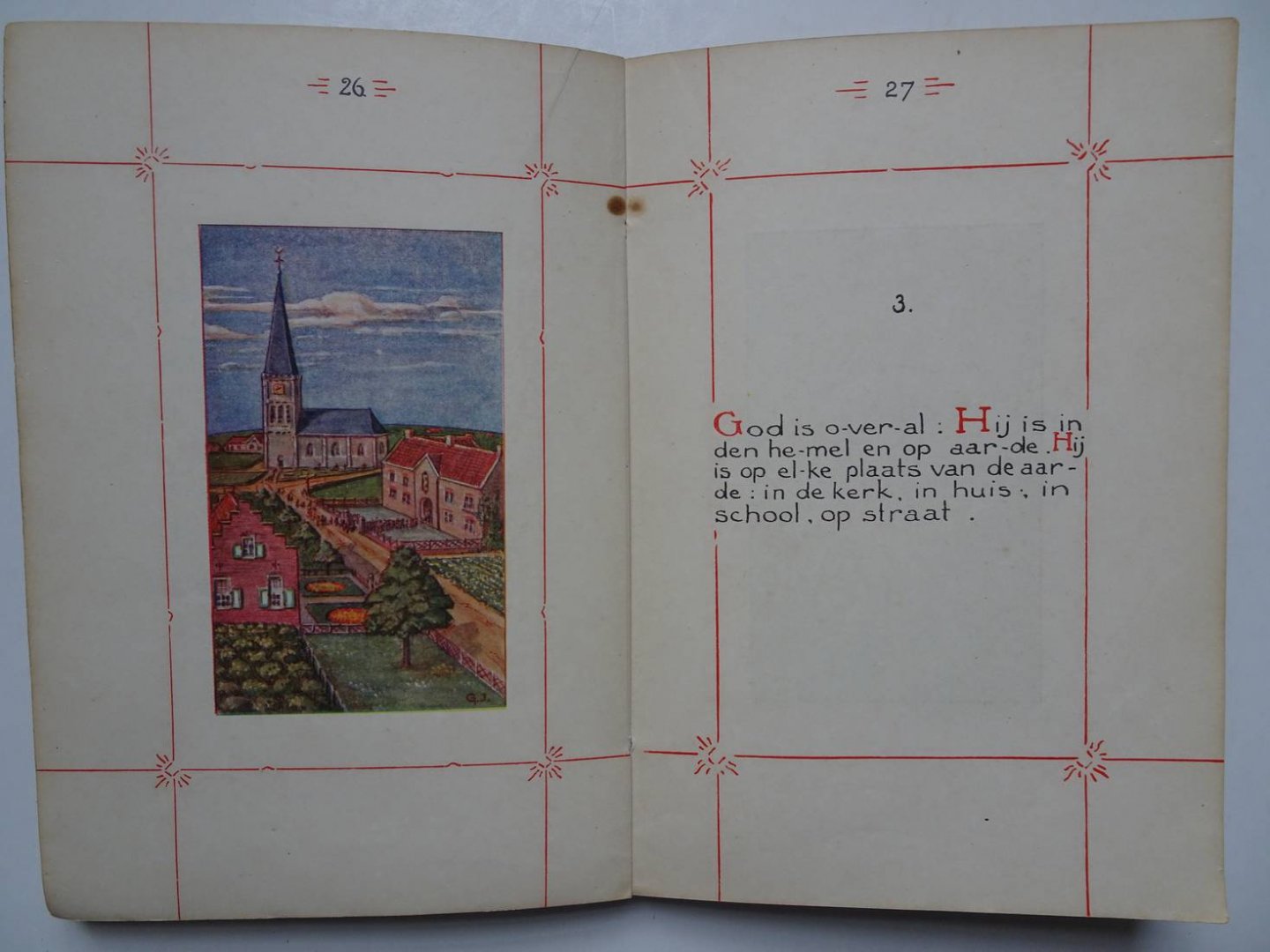 Jansen, Gerhard. - Geïllustreerde kleine Katechismus voor Communicanten.