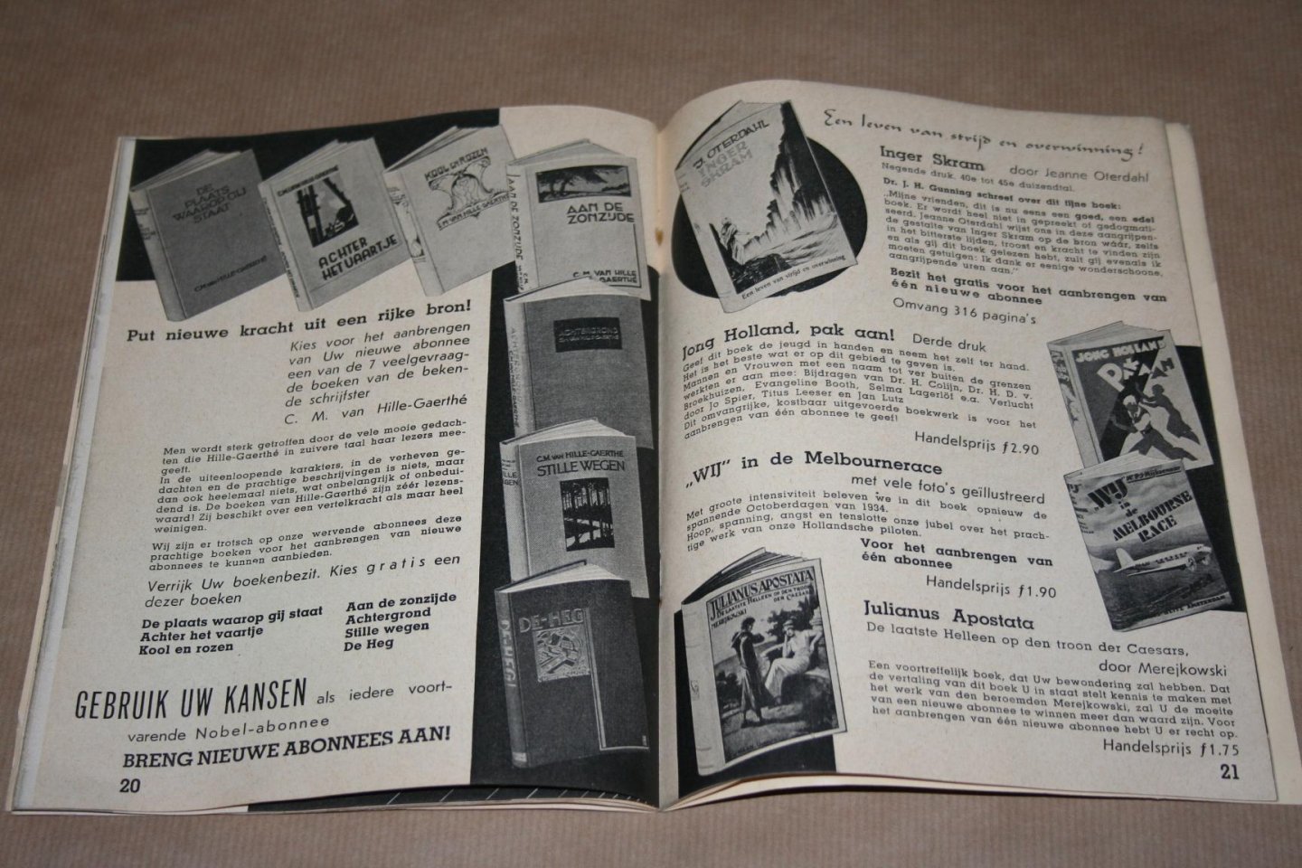  - Catalogus Nobel reeks - 1940-1941