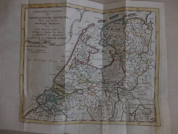 Bachiene, W.A.. - Kerkelyke Geographie der Vereenigde Nederlanden: In zich behelzende, eene Beschryving, van den staat der Synoden, Klassen en Gemeenten, Der Hervormde Kerke... etc. Vier delen.