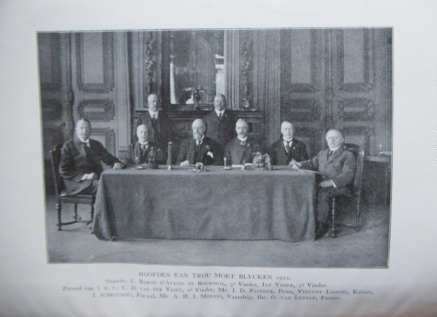 Lennep, O. van Jhr. - Gedenkboek trou moet blycken 1503 - 1922