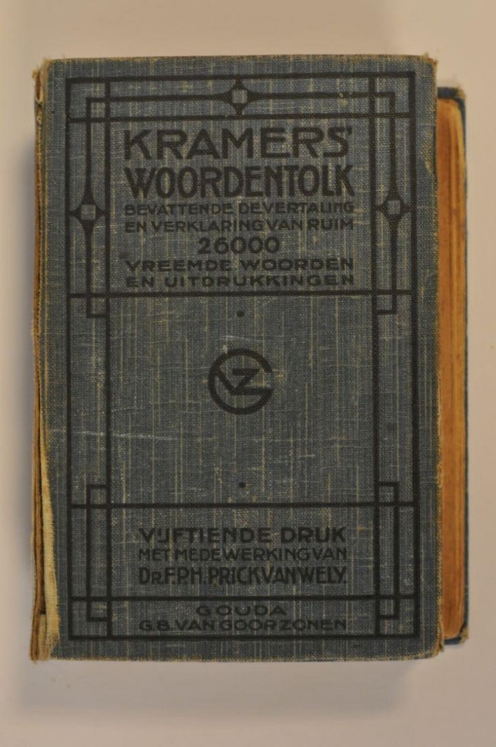 Prick van Wely, Dr. F.P.H. - Kramers' woordentolk
