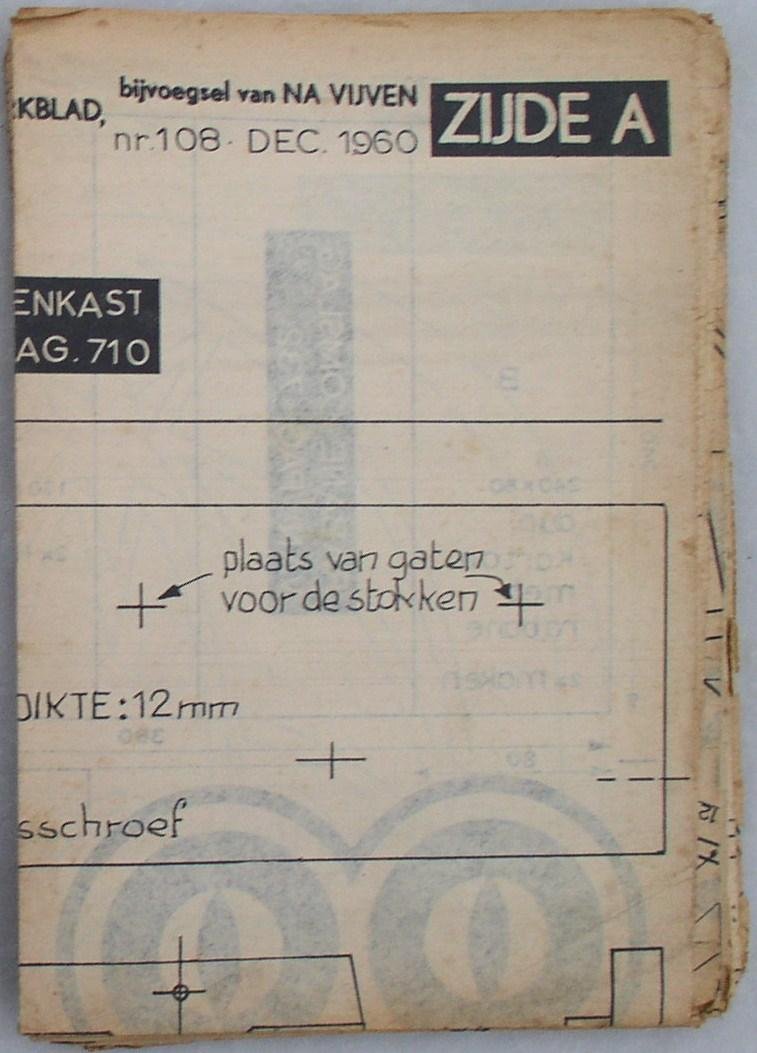 Combrink, J., Wiedhaup, C.J.J. ) red. ) - na vijven hobbyblad met gratis werkblad 1960