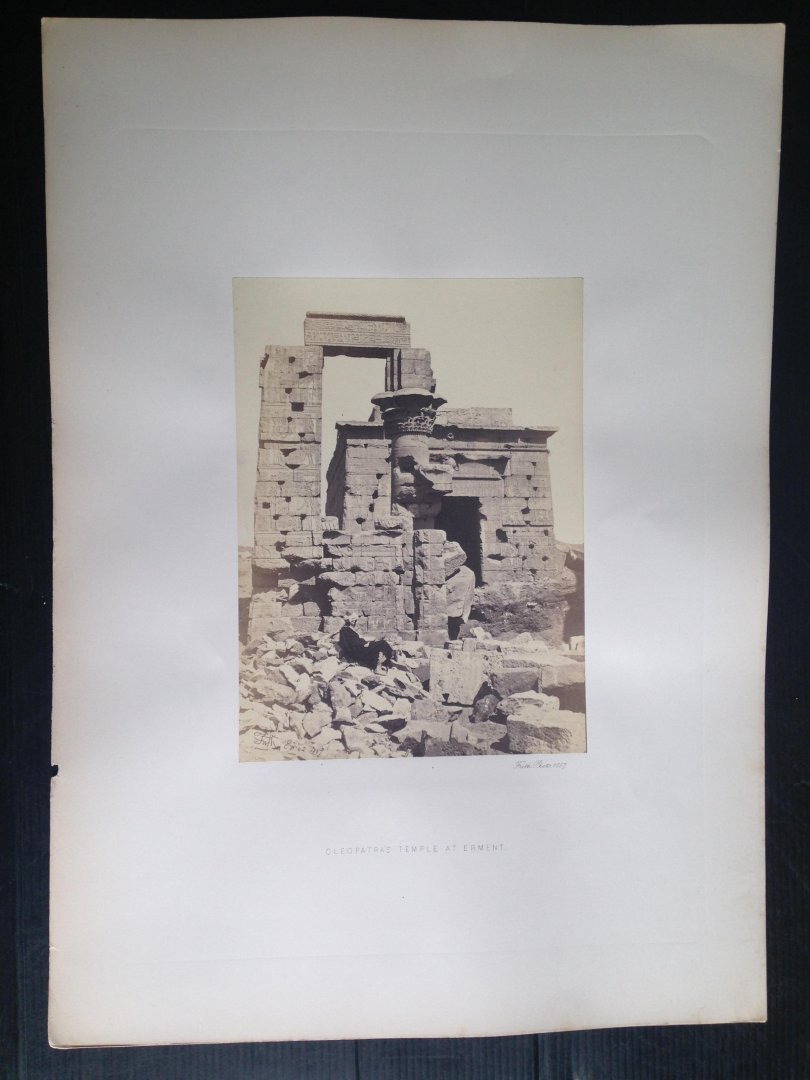 Frith, Francis - Cleopatra’s Temple at Erment, Series Egypt and Palestine