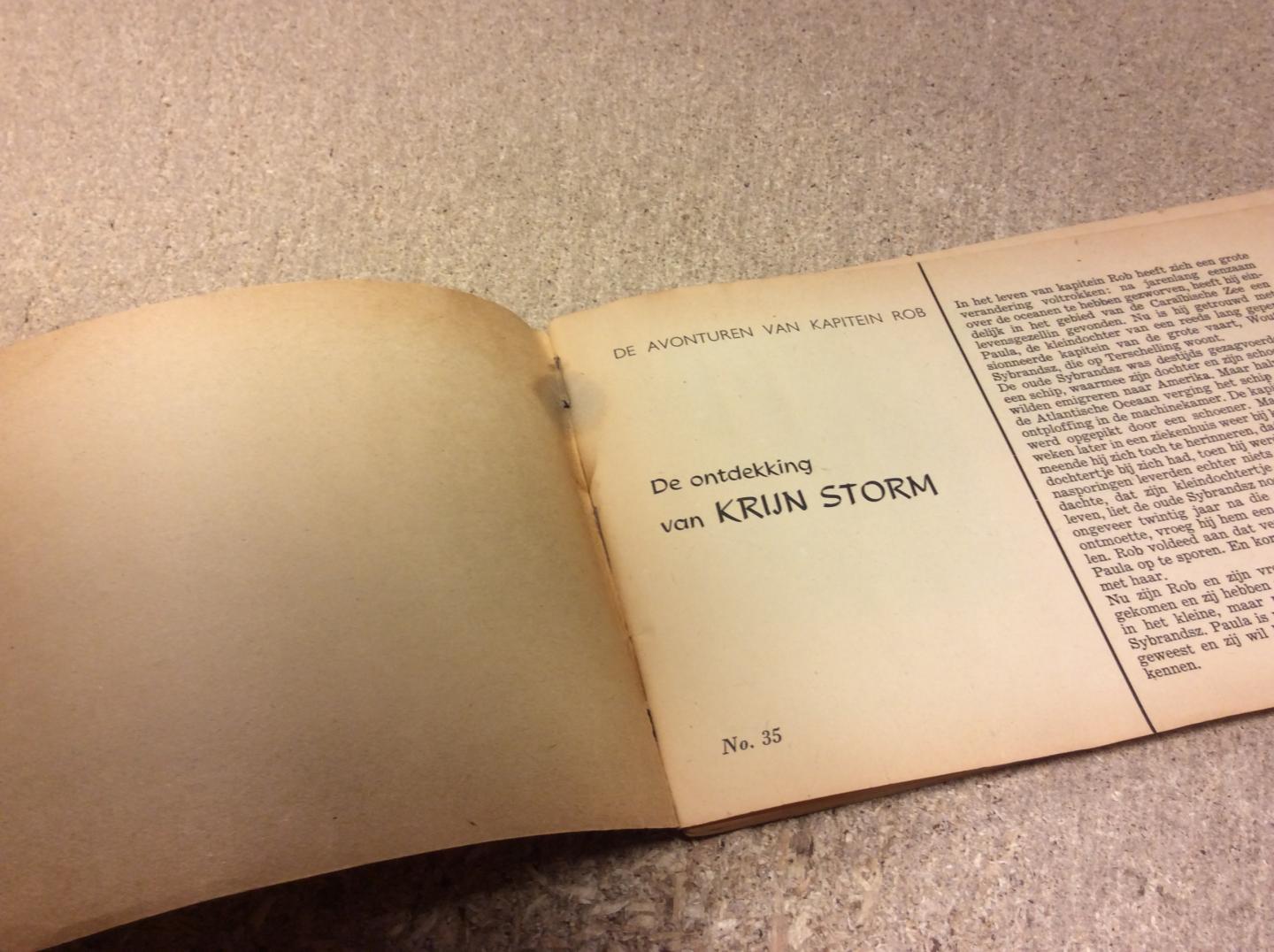 Kuhn, Pieter - De ontdekking van Krijn Storm. De avonturen van Kapitein Rob 35